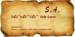 Sétáló Adrienn névjegykártya